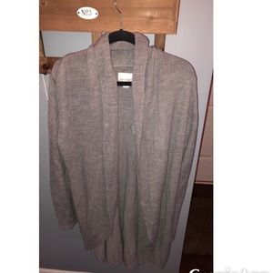 Plus size wool cocoon sweater